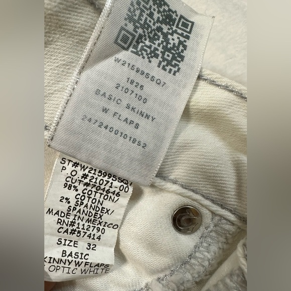 True Religion Basic Skinny with Flaps Optic White - Picture 12 of 15